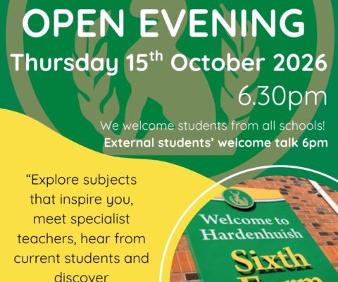Sixth Form Open Evening 2026